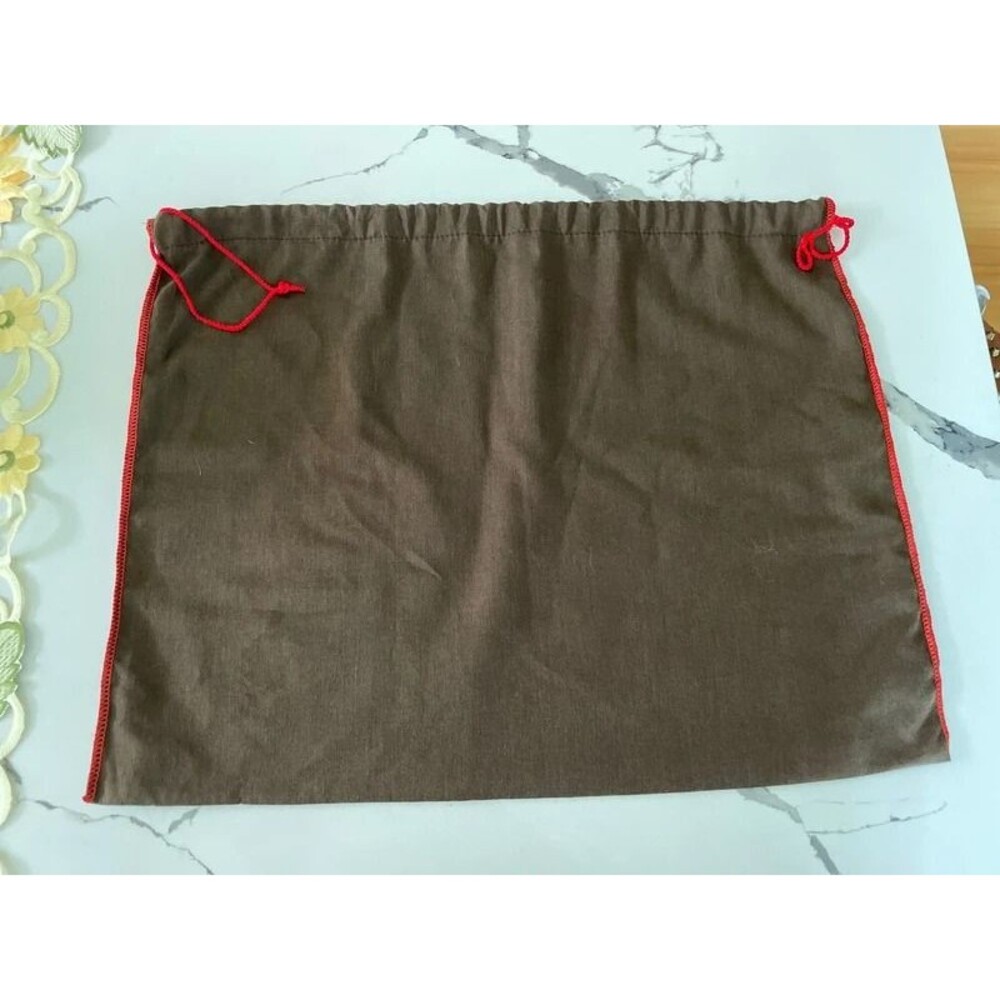 Coach brown with red string dust bag EUC - Picture 3 of 6
